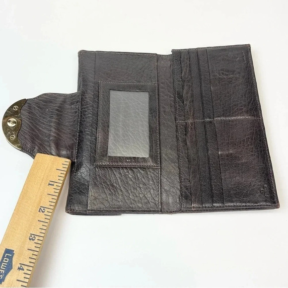 FENDI long wallet Zucca beige canvas x leather Authentic used L3508 - Picture 8 of 13